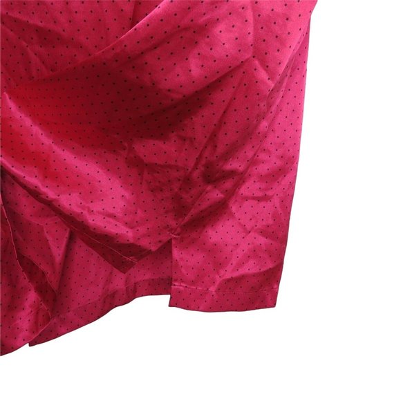 Vintage Morgan Taylor Intimates Pajamas Sleepshirt Nightgown M Pink Polka Dot - Picture 9 of 10